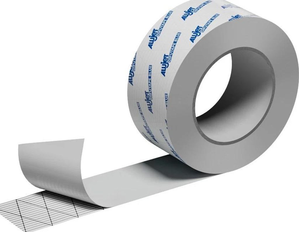 Alujet Difutape Blue für Unterspannbahn, Unterdeckbahn, Kraftpapier, Spanplatten