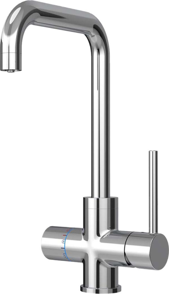 Xartis 5in1 Touch Armatur eckig Chrom für Sprudler