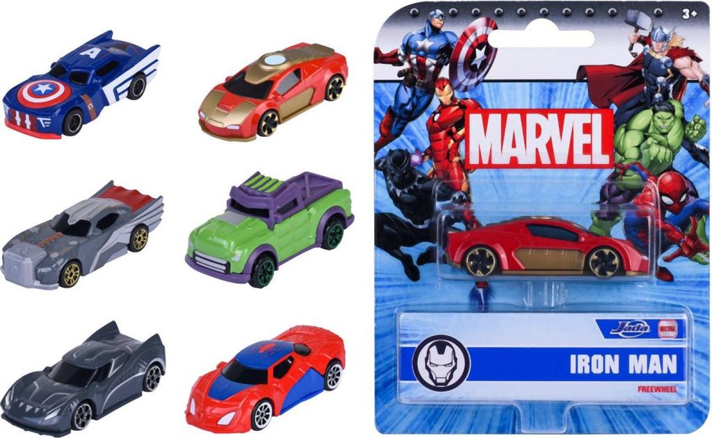 Majorette | Simba Marvel, losse voertuigen, 6 verschillende Productafbeelding 
