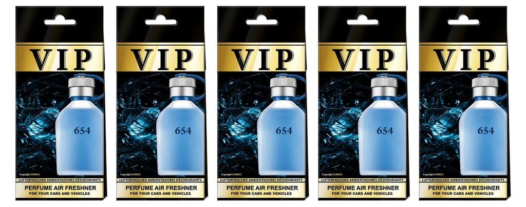 5x Auto Duft VIP-654, Lufterfrischer Auto,Duftbaum Produktbild 