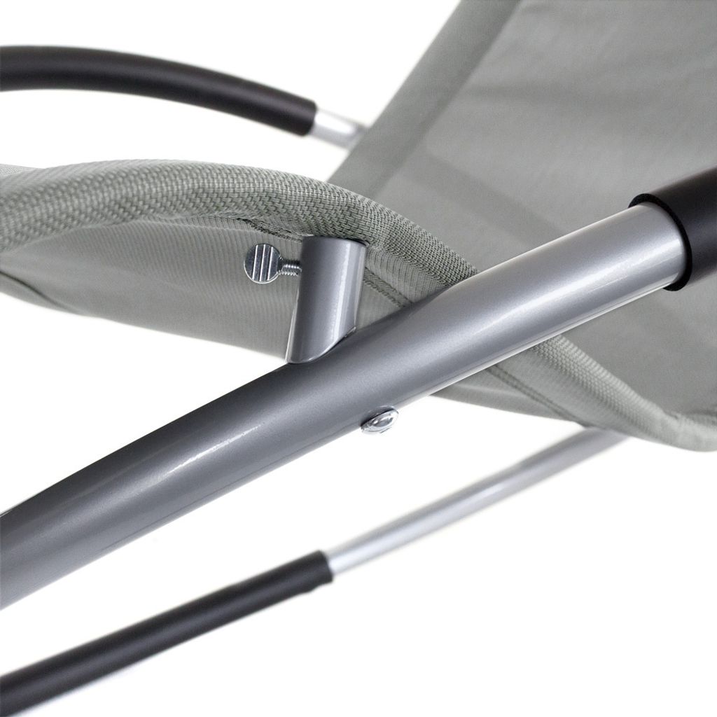 Garten Liegestuhl Schaukelliege Campingliege Strandliege Sonnenliege Gartenstuhl Klappstuhl Liege Klappbar Faltbar Relaxliege Stahl Farbauswahl Kin...