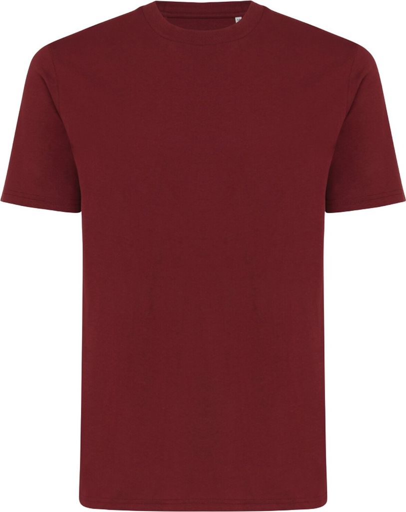 Iqoniq - "Sierra" T-Shirt Leicht für Herren/Damen Uni XD999 (XXL) (Burgunderrot)