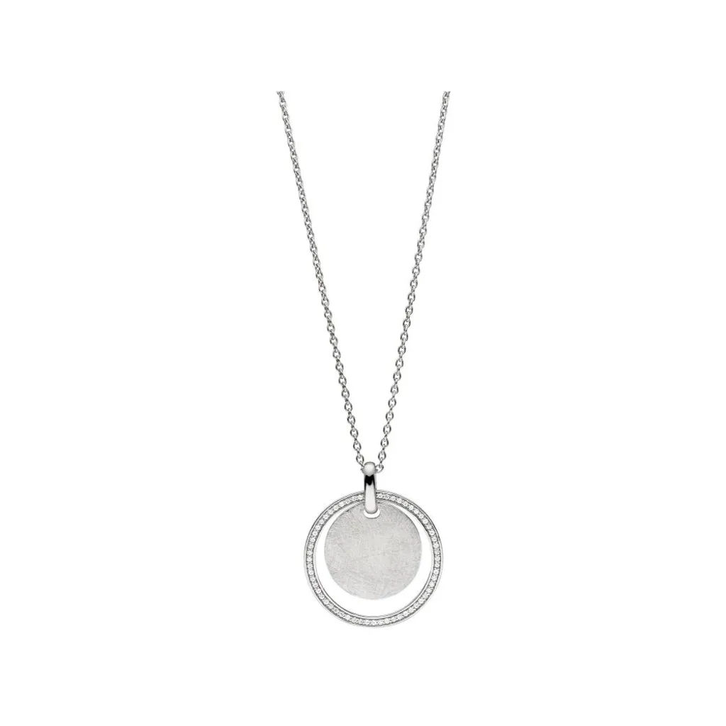 Viventy 782852 Collier Femme Argent 925 et Zirconium Brillants