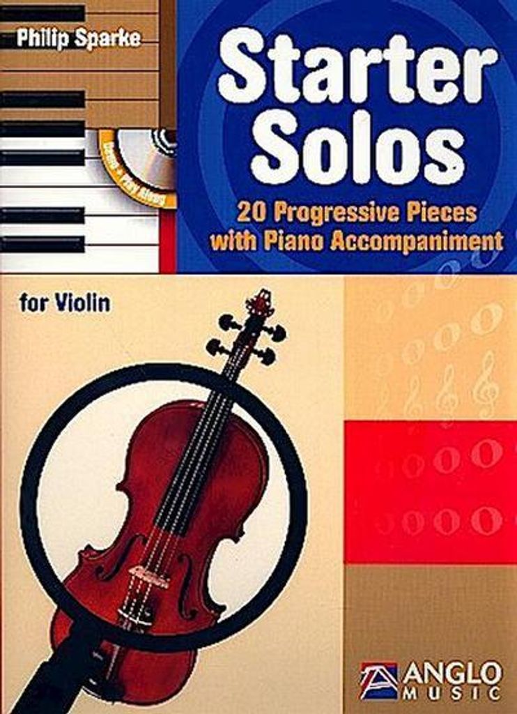Starter Solos: 20 Progressive Pieces with Piano Accompaniment. Violine und Klavier (Leicht)