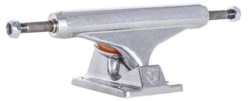 Truck Independent 144 Polished Mid Silver : Stabilité et Grind Fluide