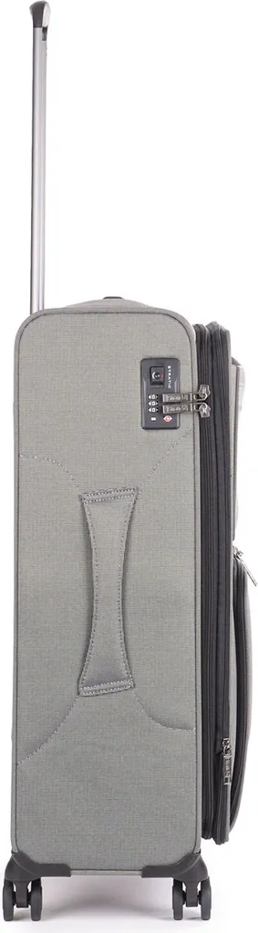 Valise Stratic Bendigo Light + 72cm avec trolley Silver gris léger