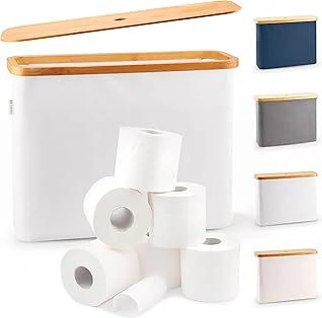 Contenitore 12 Rotoli LONBET: Bagno Ordinato e Carta Protetta