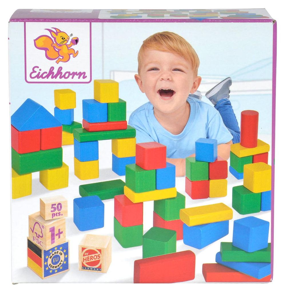 Eichhorn Holzblcke gefrbt, 50.