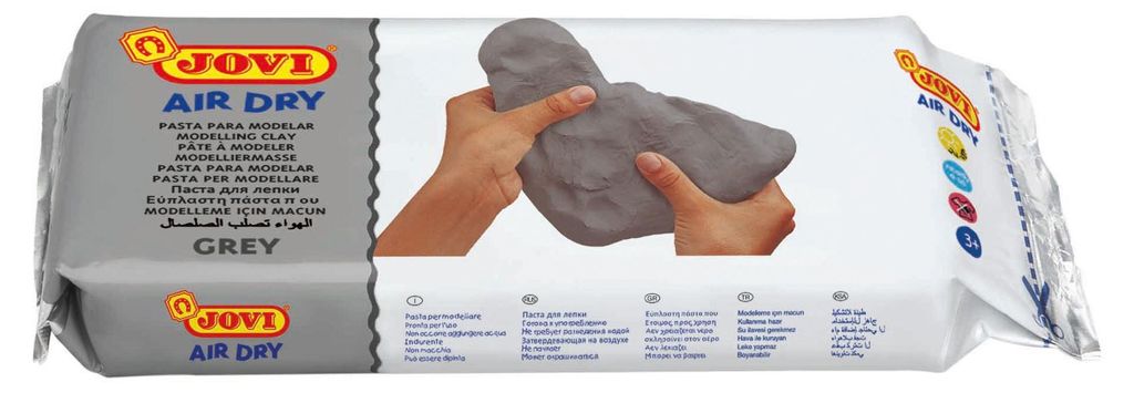 Pâte à modeler durcissant à l'air gris 1 kg Image du produit 