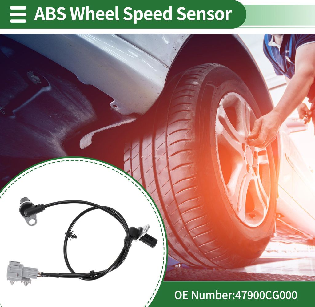 ABS Raddrehzahlsensor ABS Sensor Antiblockiersystem Sensor für Infiniti FX35 FX45 2003-2008 Nr. 47900CG000 Hinten Links Rechts