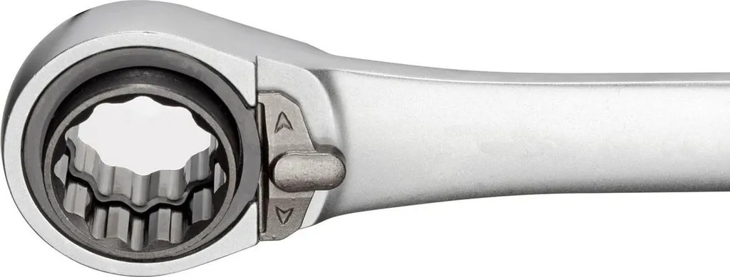 Chiave ad Anello a Cricchetto Reversibile 50730 - 4 Misure Metriche