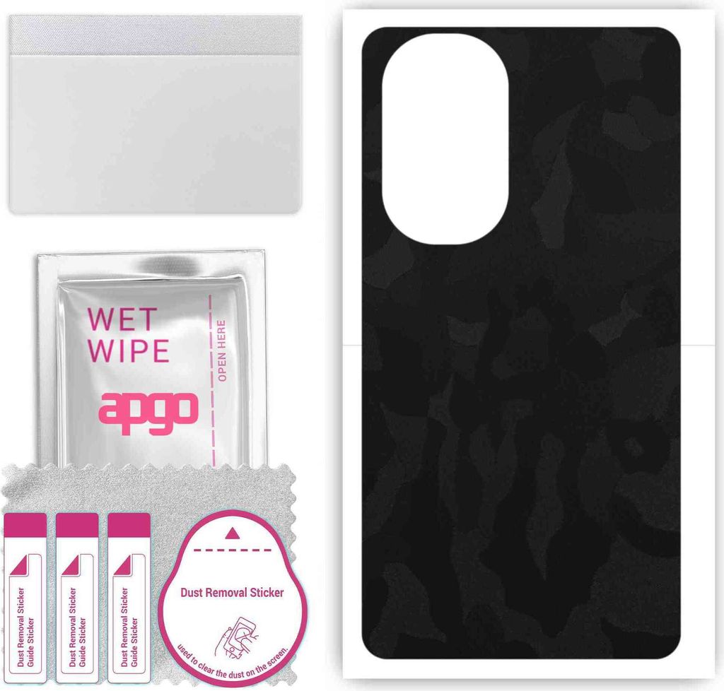 apgo Rückseite Schutzfolie, Skin, kompatibel mit Motorola Edge 30 Pro, Hinten Displayschutzfolie aus Vinylfolie, kratzfest, einfache Montage - Sch...