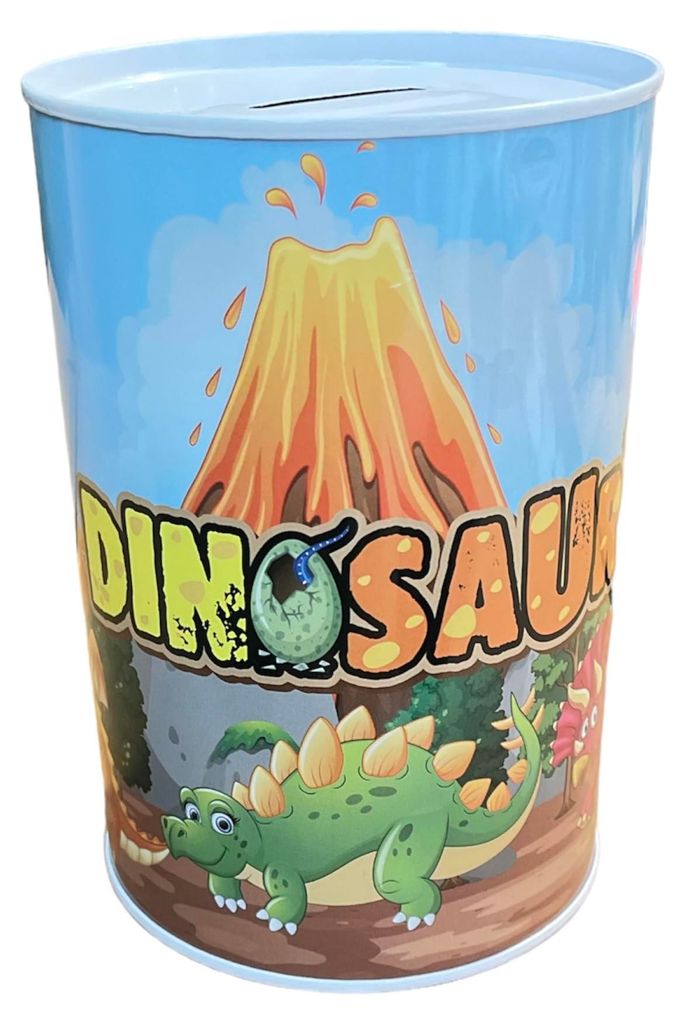 Kinder-Sparschwein, groß, XXL (Dino Volcan, 16 x 12)