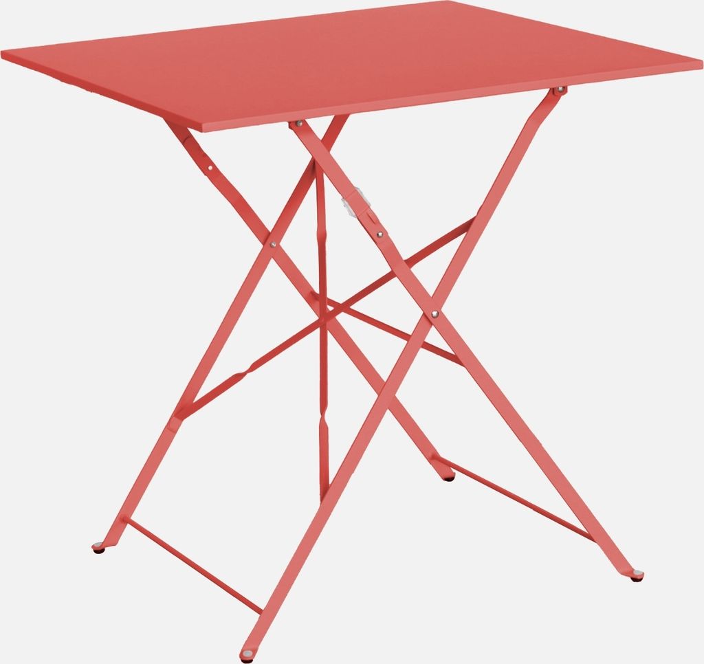 sweeek - Klappbarer Bistro-Gartentisch aus Stahl, 2 Produktbild 