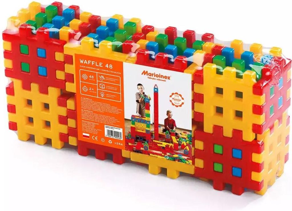 Marioinex Klocki Konstrukcyjne Waffle 48 el Immagine del prodotto 