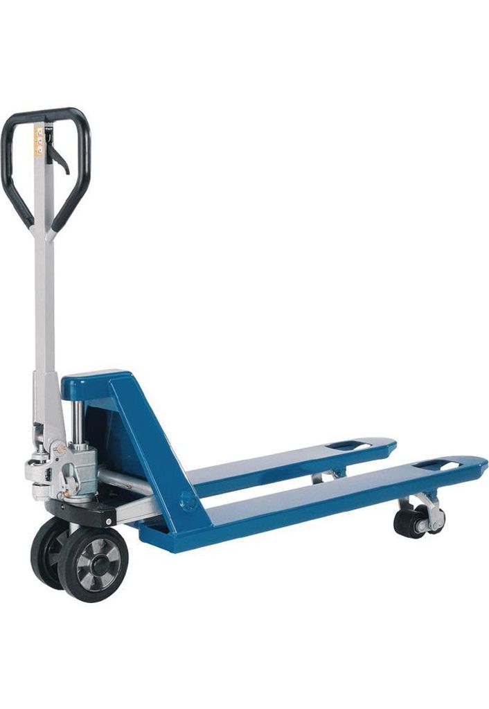Gabelhubwagen Gabel-L.1150mm Trgf.2500kg STA himmelblau Vollgummi/Polyurethan