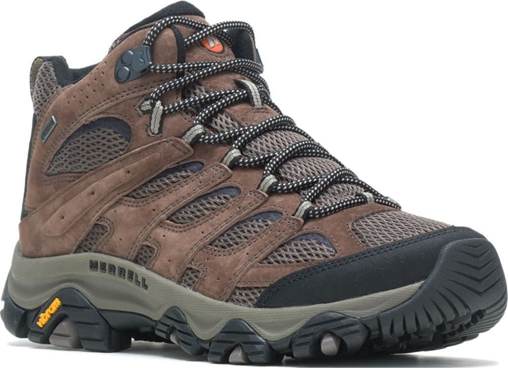 Waldläufer Scarponcini Trekking Uomo Luminoso - Pelle Nabuk, Fodera Calda, Chiusura Lampo, Larghezza Extra (H), 44 EU