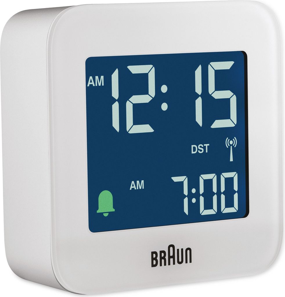 Braun BC 08 W-DCF Réveil radio multibande blanc Image du produit 