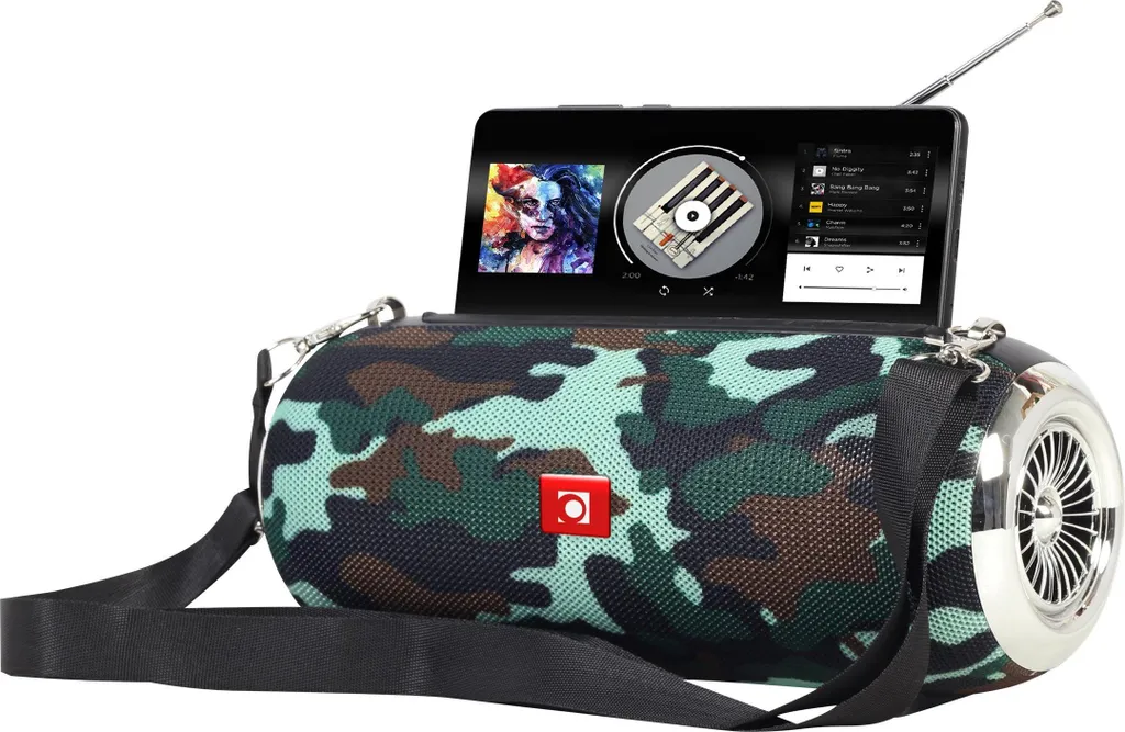 Gembird SPK-BT-17-CM - Diffusore di suoni - tragbar - kabellos - Bluetooth 5.1 - 10 watt - Camouflage (SPK-BT-17-CM)