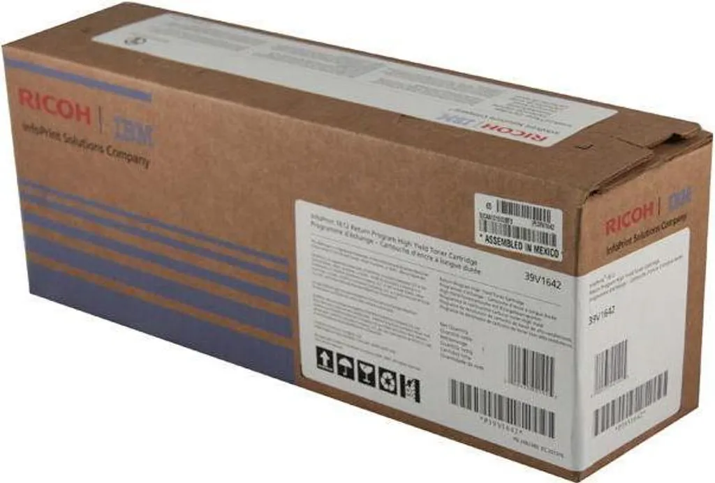 Cartouche de Toner IBM 39V1642 Noir pour Imprimante Infoprint 1612 Laser