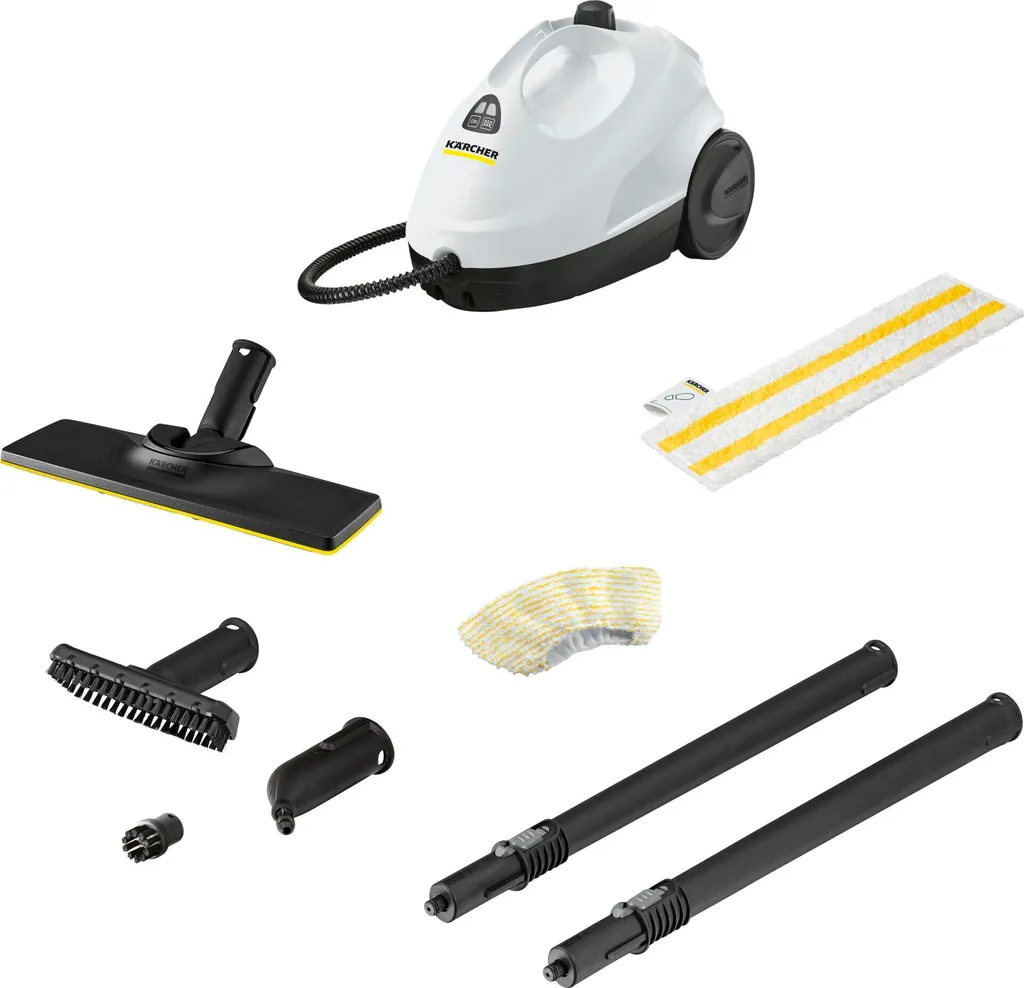 Kärcher SC 2 EasyFix Bianco/Nero: Igienizzante a Vapore Professionale 1.512-600.0