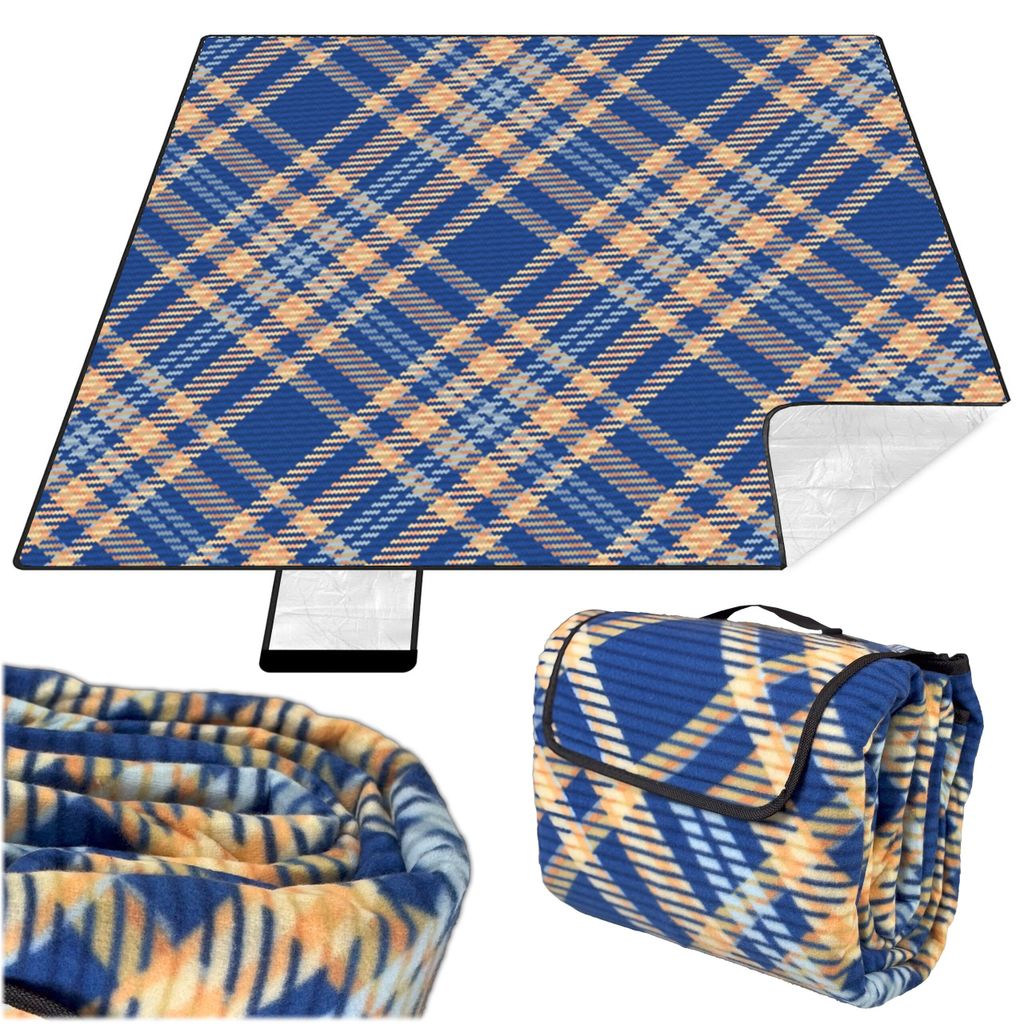 KRUMAD Picknickdecke Wasserdicht 200x200 cm XXL Isoliert Produktbild 