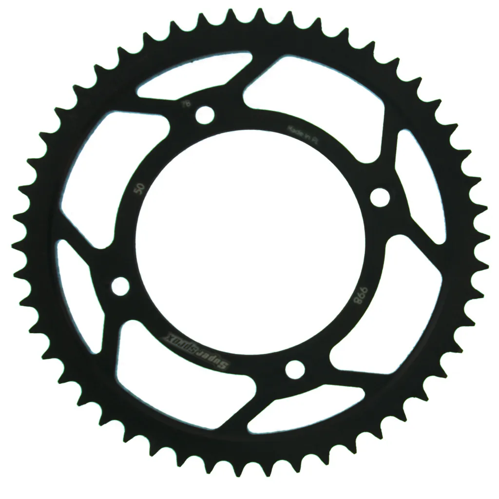 Couronne Acier Supersprox 428 50 Dents Noire RFE-998:50 pour Moto