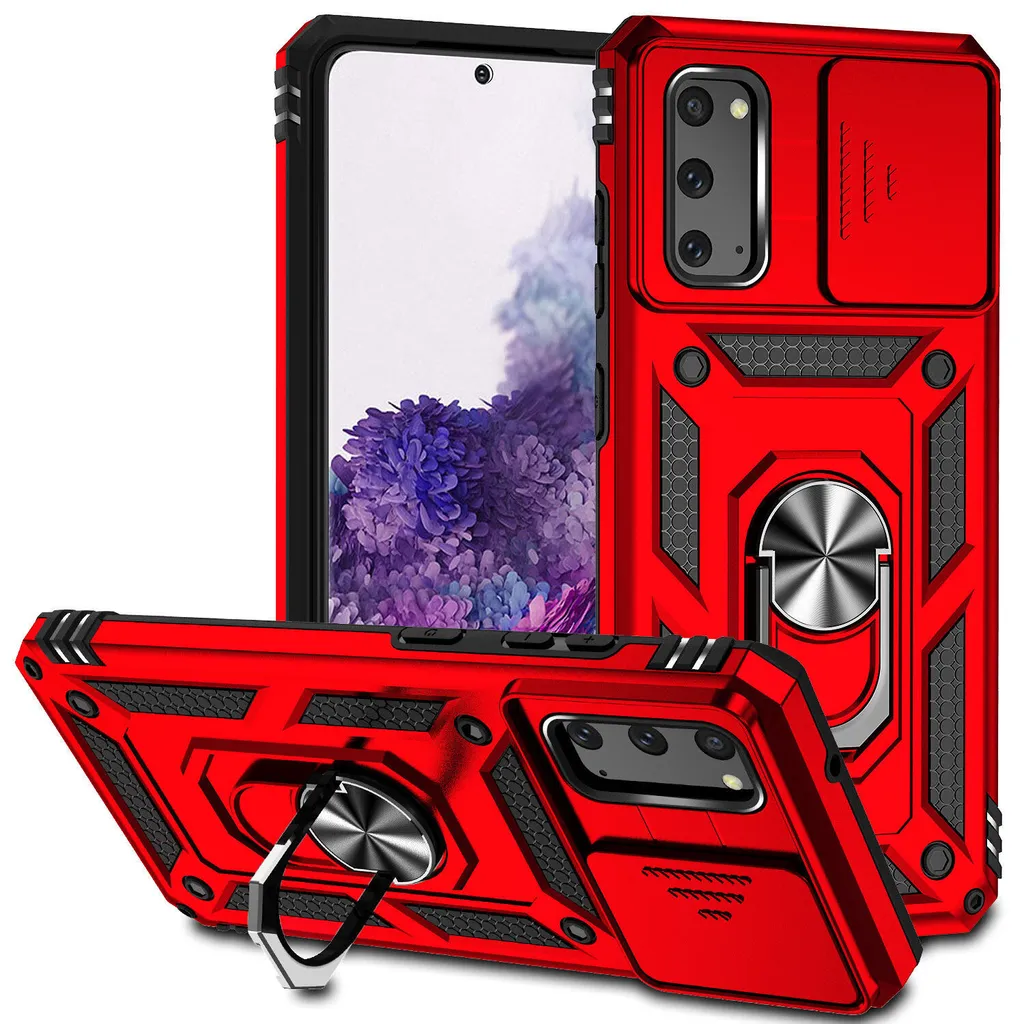 Cover Gaming Samsung Galaxy S20 Rosso - Supporto Rotante e Protezione