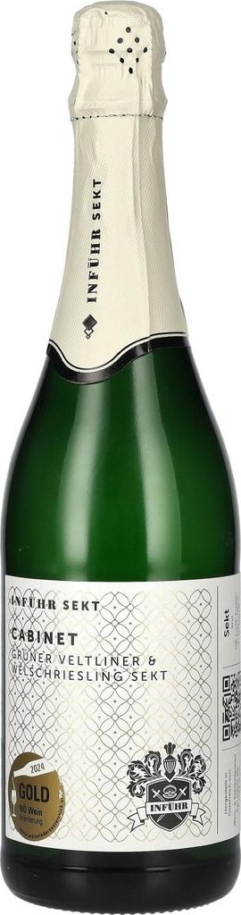 Inführ Sekt Cabinet Grüner Veltliner & Welschriesling Brut 12,5% Vol. 0,75l