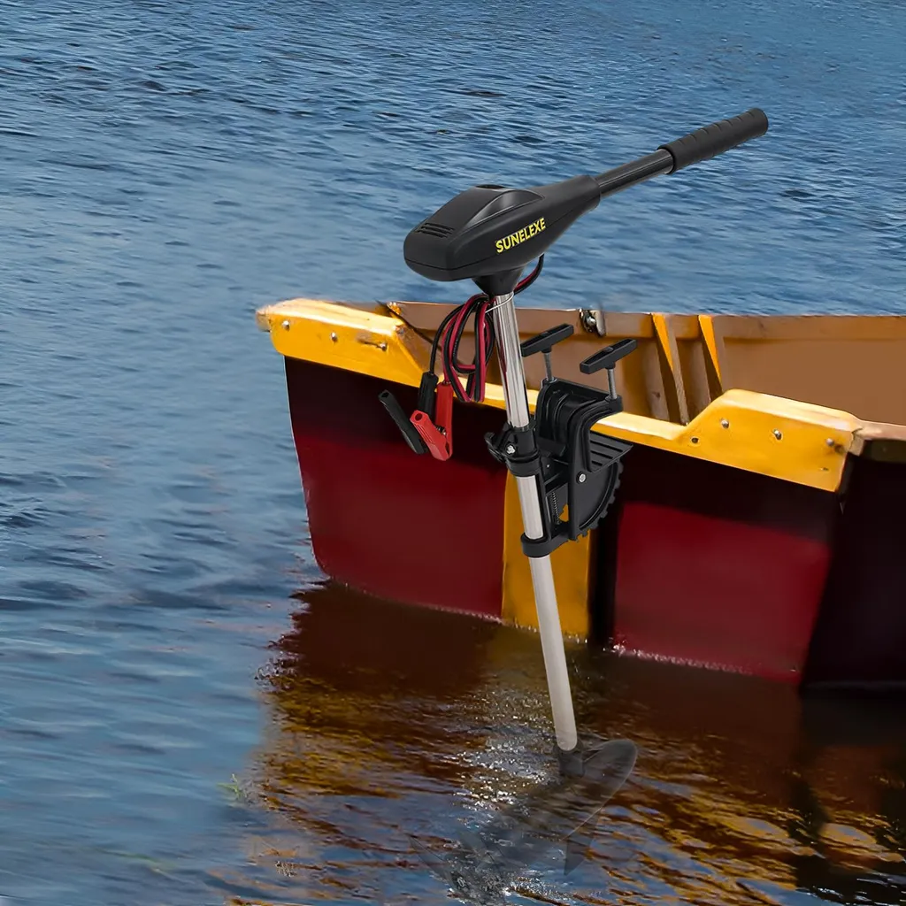 Moteur de Bateau Électrique 40 LBS 12V Performance 1700rpm avec Hélice