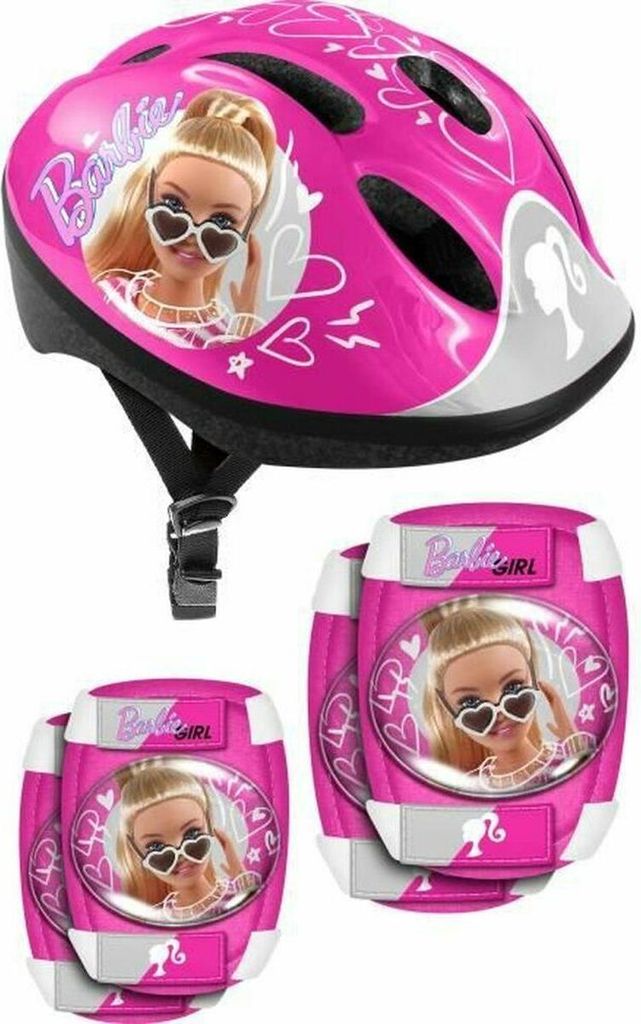 Helm und Knieschützer Kit Barbie