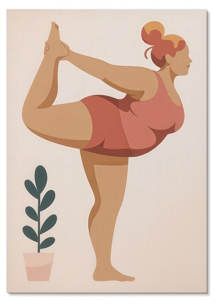 POSTER - 59x84 cm (A1) - Boa - Schlichte Form, warme Farbtöne, Ruhe, Ausgewogenheit - Wandbild für Wohnzimmer Schlafzimmer & Flur, Modernes Poste...