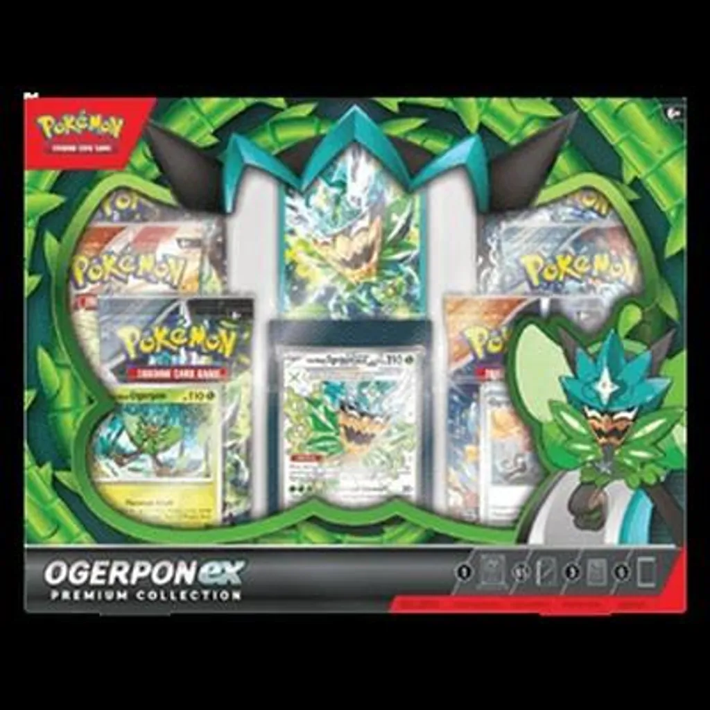 Cartes Pokemon Ogerpon ex coffret Premium pour dresseurs et tournois