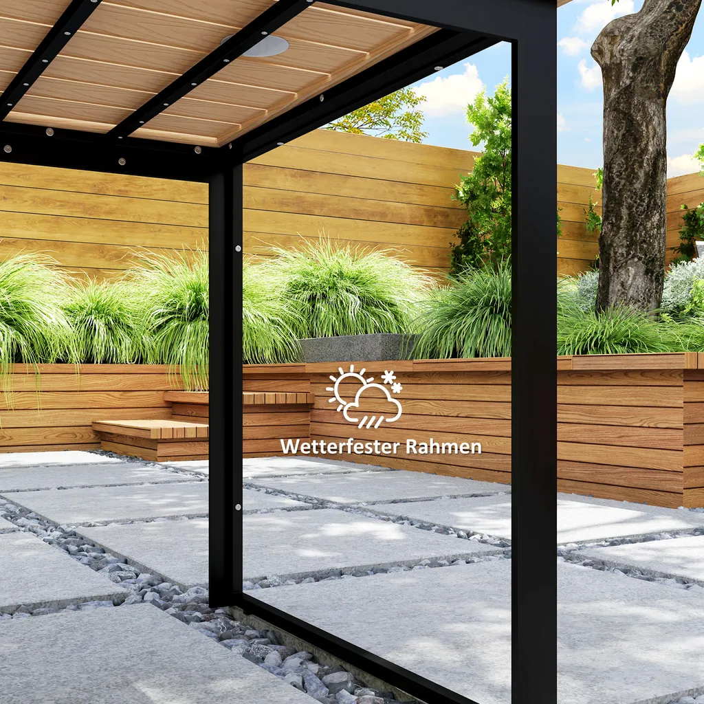 Grande table de terrasse rectangulaire 160 cm résistante aux UV