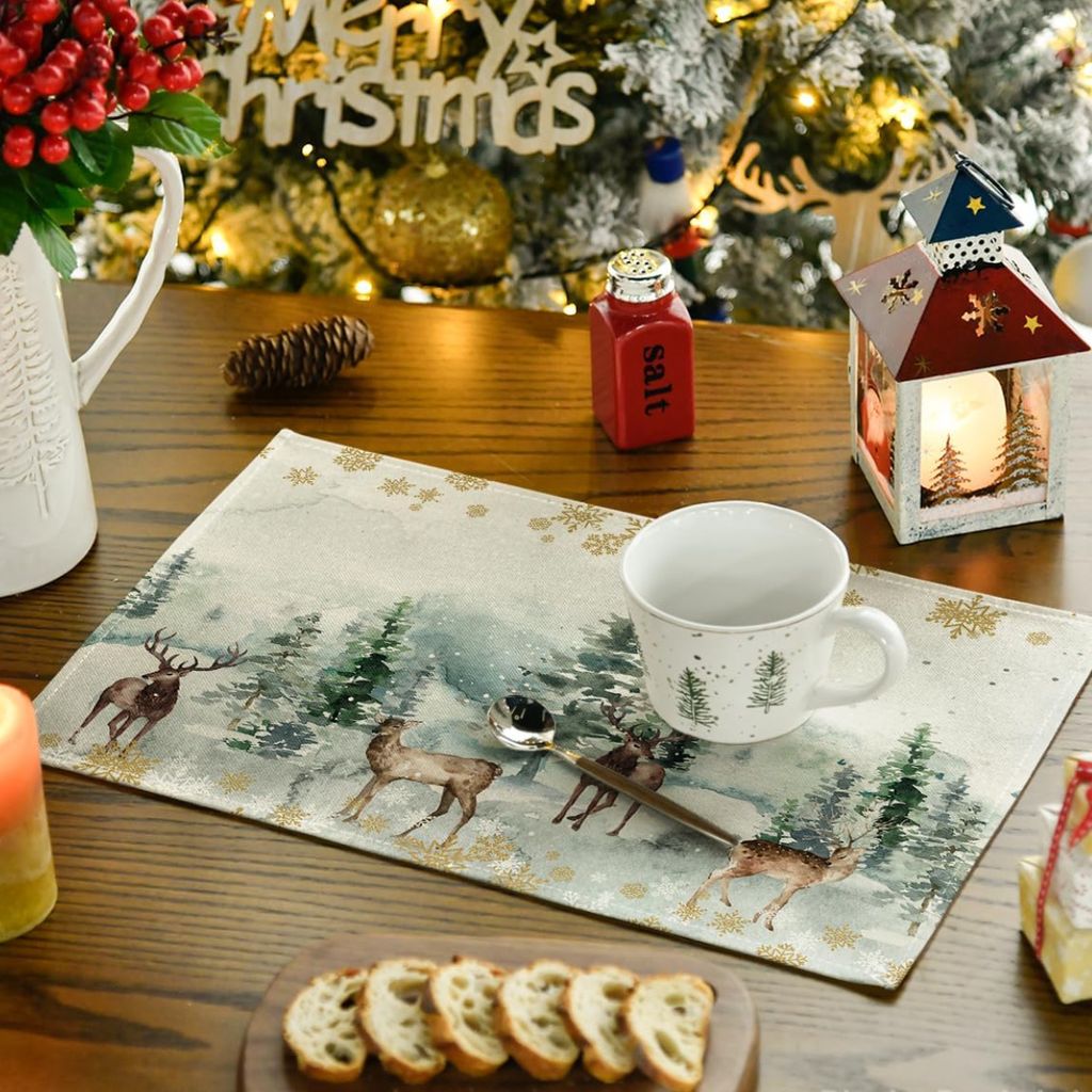 Weihnachts Baumwollstoff Bundle - 12 Stück DIY Stoffe Für Quilting & Nähen