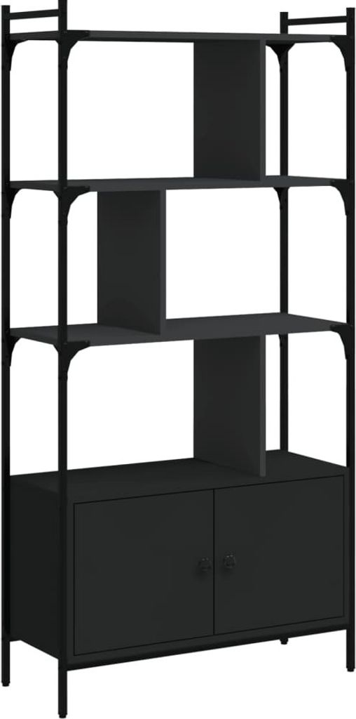 VidaXL 833348, Czarny, Stal, Drewno, 765 mm, 300 mm, 1545 Zdjęcie produktu 