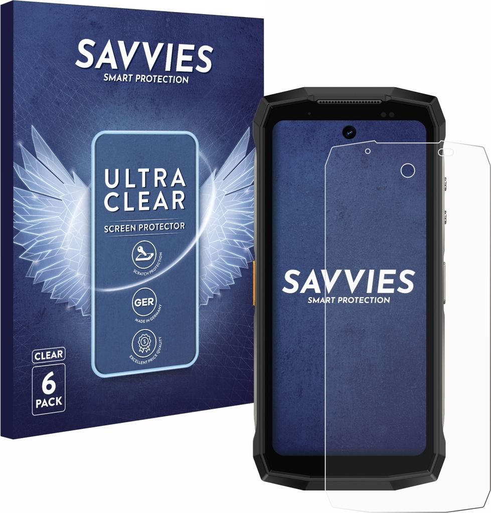 6x Für Ulefone Armor Mini 20 Pro Schutzfolie Savvies Displayschutz Display Schutz Folie Klar Transparent
