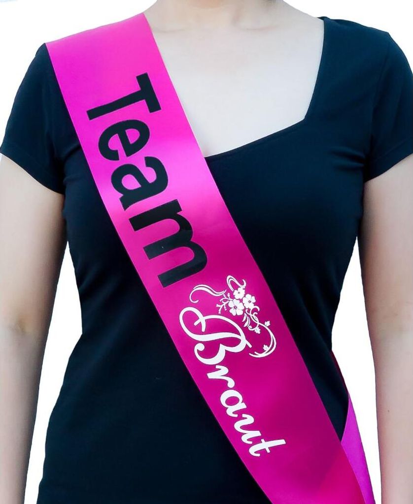 Oblique Unique Schärpe Team Braut JGA Produktbild 