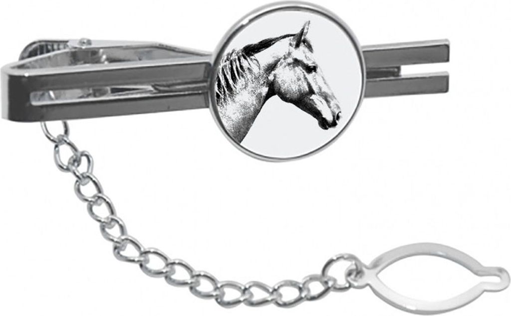 Selle Francais - Krawattennadel mit Pferd, personalisierter Krawattenclip, einzigartiges Geschenk für Männer von der Marke Art-Dog