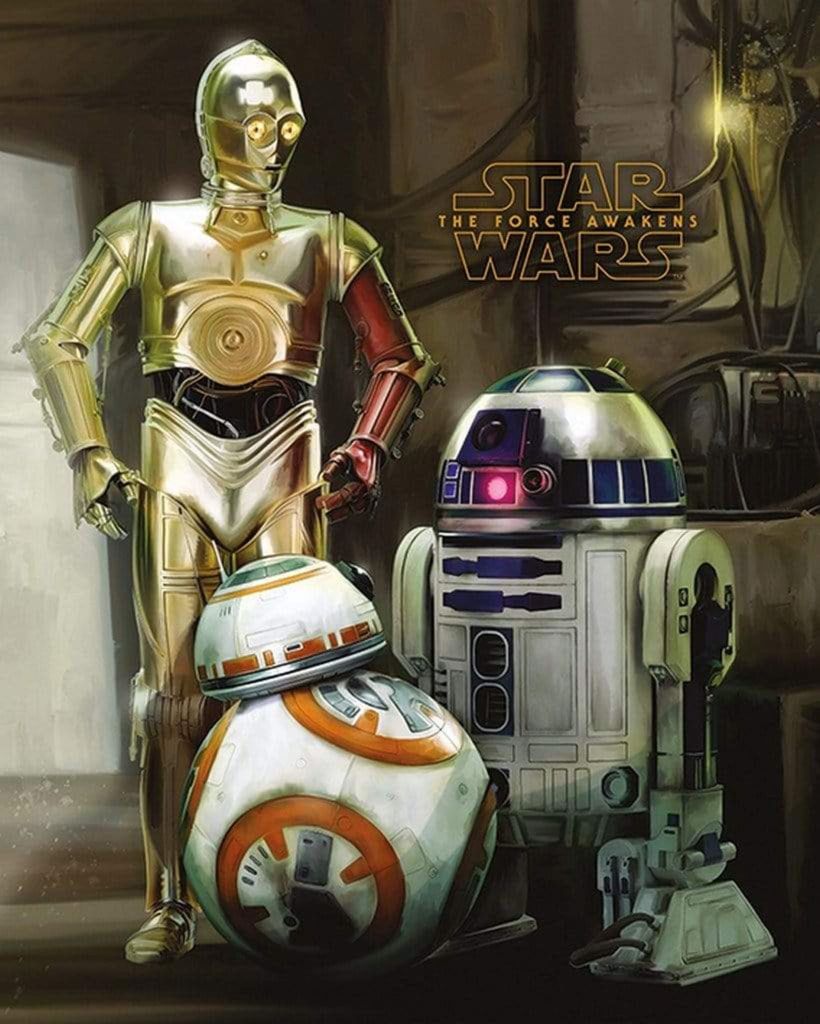Plagát Star Wars Epizóda VII Droidi 40x50cm Obrázok produktu 