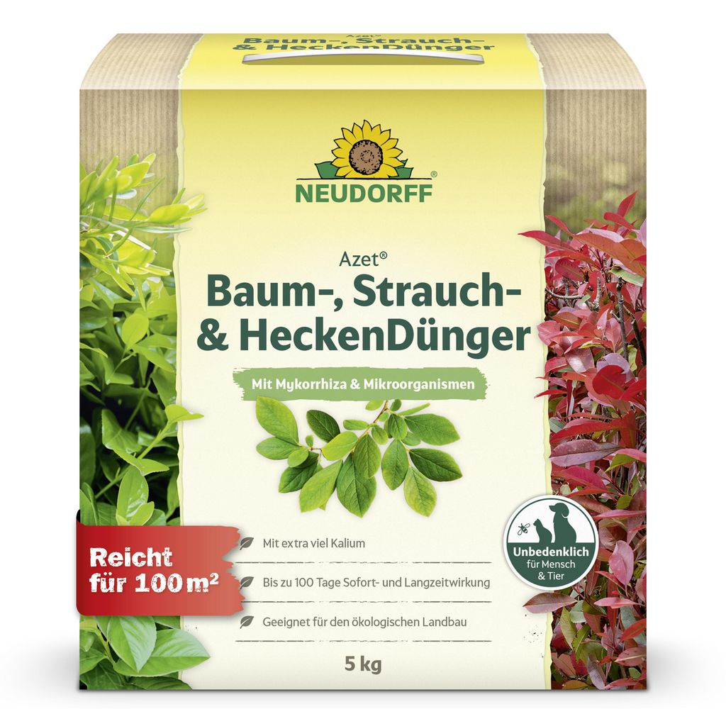 Neudorff Azet Baum-, Strauch- und HeckenDünger 5kg mit Produktbild 