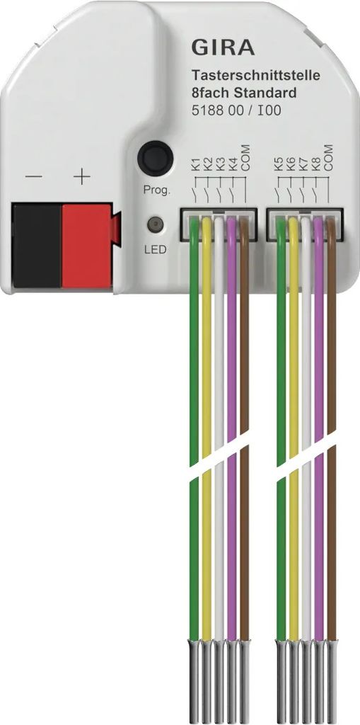 Gira TASTERSCHNITTST.8F KNX SECURE (518800)