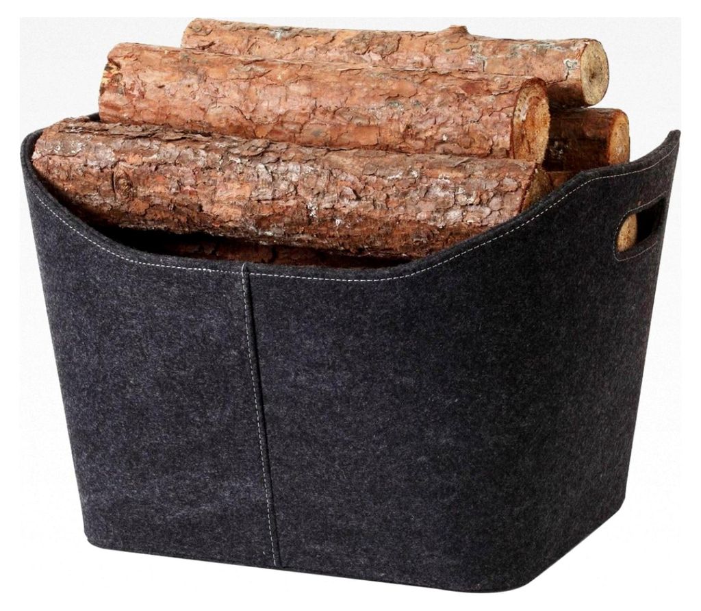 Filz Holzkorb Kaminholzkorb Feuerholzkorb Allzweckkorb