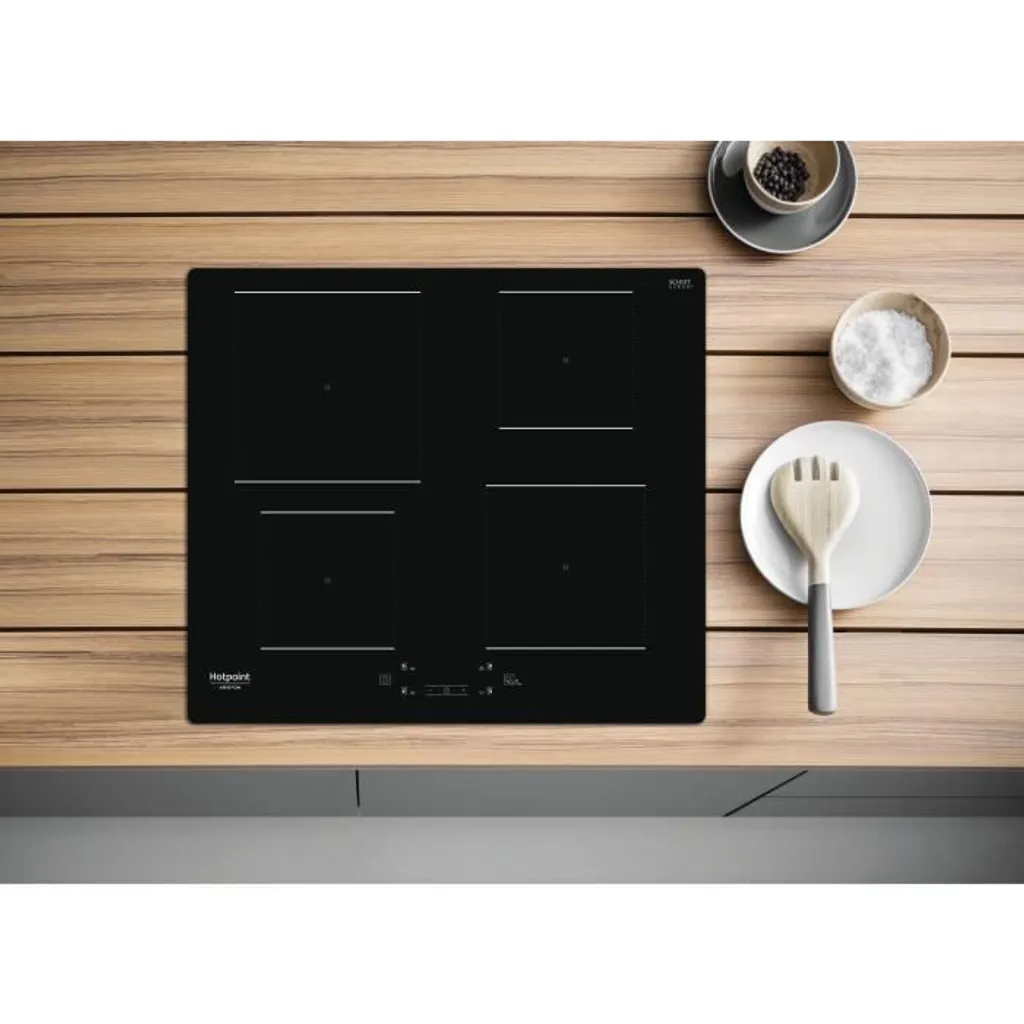 HOTPOINT HQ5660SNE Table de cuisson induction 4 foyers 7200W noir 60cm