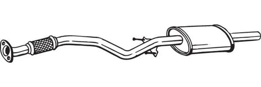 Silencieux central BOSAL 169-077 haute résistance - Compatible Picanto