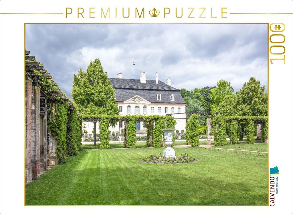 CALVENDO Puzzle Schloss Branitz | 1000 Teile Lege-Größe 64x48cm Foto-Puzzle für glückliche Stunden