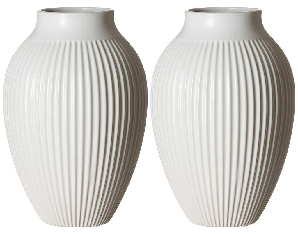 Ritzenhoff & Breker Alsta Vase 27,5 cm 2er Set - Weiß