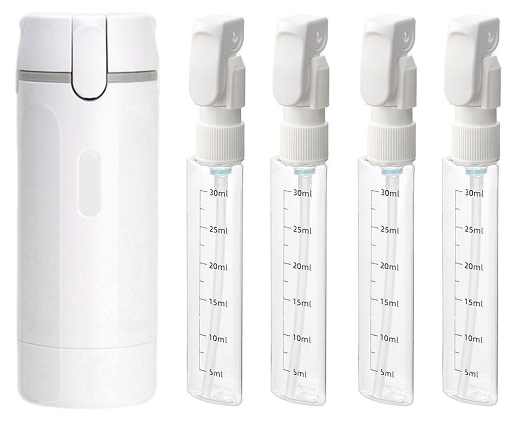 4er-Set 30-ml-Reiseflaschen, auslaufsicher, wiederverwendbar, zur Aufbewahrung von Lotion, Spülung und Shampoo, tragbarer, nachfüllbarer, leerer ...