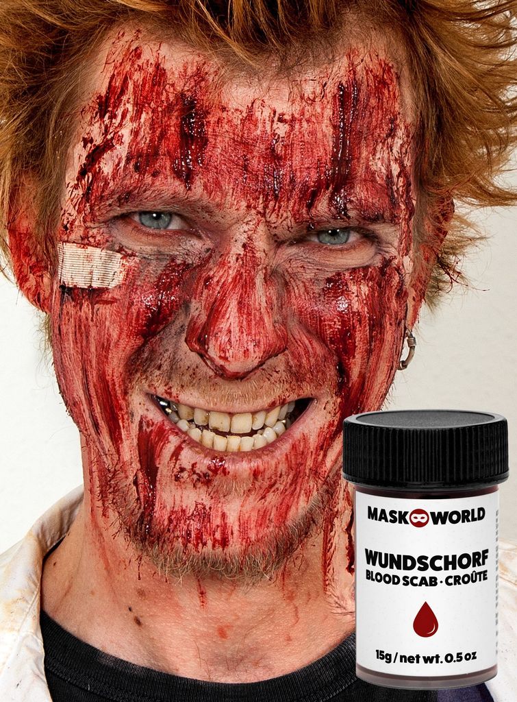 Wundschorf Verkrustetes Blut für Halloween Kostüm Produktbild 
