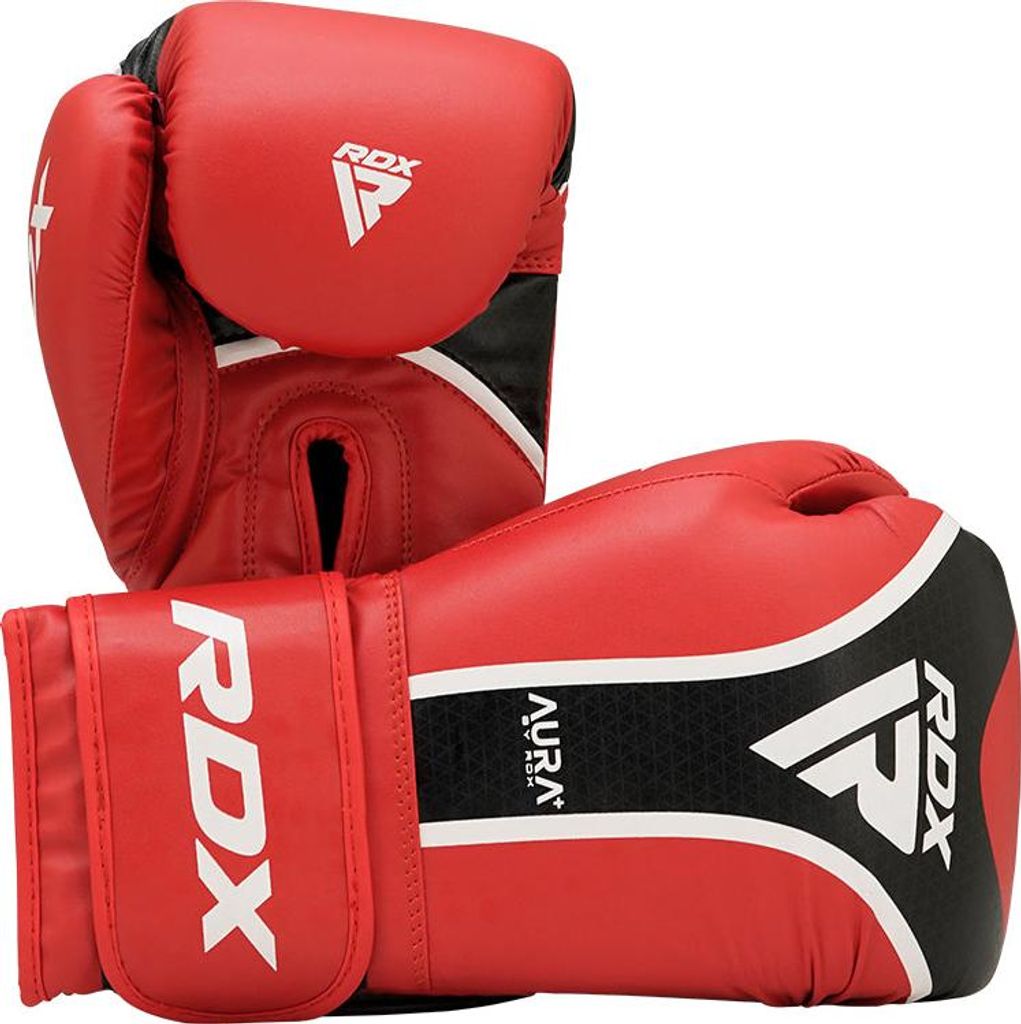 RDX Boxhandschuhe für das Muay Thai Training, Maya Hide Lederhandschuhe für Sparring, Kickboxen, Kämpfen, Boxsäcke und Fokus-Pads